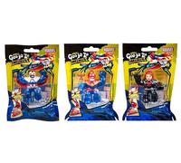 Heroes of Goo Jit Zu Marvel Mini Series - Figure elastiche da 6,3 cm (Captain America, Captain Marvel e Black Widow (confezione da 3)