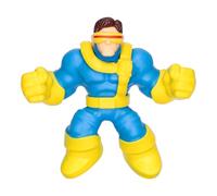 Heroes of Goo Jit Zu Marvel Studios X-Men '97 Cyclops - Action figure elastica con riempimento reoscopico X-Gene metallico, ciclope elasticizzato fino a 3 volte la sua taglia