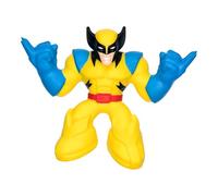 Heroes of Goo Jit Zu Marvel Studios X-Men '97 Wolverine - Action figure elastica con riempimento reoscopico X-Gene metallico, Wolverine estensibile fino a 3 volte la sua taglia