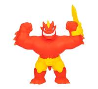 Heroes of Goo Jit Zu Meteor Madness, action figure elastica Blazagon, con imbottitura unica Scrunchy Goo e guanto da battaglia meteorica, giocattolo sensoriale che si allunga fino a 3 volte la sua