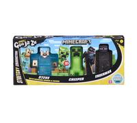 Heroes of Goo Jit Zu Minecraft Actionfigures 3 Pack - Creeper, Steve, Enderman -