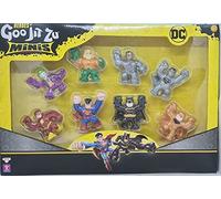 Heroes of Goo Jit Zu Minis DC Comic Figures Set of 8 Including Ultra Rare Gold Batman