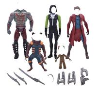 Heroes Serie Action Figure Set,Figure di Anime 5pcs Filmeroi Figure Model Decor, Collezione Modello Giocattolo, Action Figure Giocattoli Ornamenti Personaggio Dei Cartoni Animati Regali per Bambini