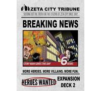Heroes Wanted: Breaking News gioco da tavolo EXPANSION DECK 2 (2015) NUOVO E ...