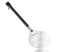 Herogo Pala rotonda per pizza da 22,9 cm, con manico staccabile