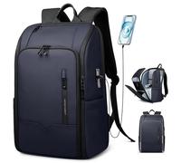 HEROIC KNIGHT Zaino Uomo Elegante per Laptop da 16 pollici con Porta USB Bagaglio a Mano Zaino Porta pc Impermeabile Grande Capacità Antifurto per Business Lavoro Viaggi Università-Blu