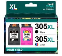 Heroil 305 Nero e Colore 305XL Cartucce d inchiostro Sostituzione per HP 305 XL
