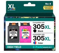 Heroil 305 Nero e Colore 305XL Cartucce d inchiostro Sostituzione per HP 305 XL