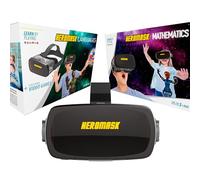 Heromask Pacchetto Lingue + Matematica - Gioco Educativo VR 2 in 1 | Impara Lingue e Calcolo Divertendoti | Regalo Originale per Bambini 5-12 Anni, Compatibile con iOS e Android