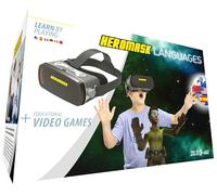Heromask: Visore 3D Bimbo + Giochi Educativi Inglese, Spagnolo... [ Regali Originali ] - Giocattoli Bambino 5 6 7 8 9 10 11 12 Anni - VR Occhiali Realtà Virtuale