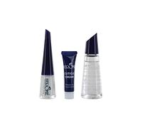 Herome Set Manicure Nail Essentials Set Blue (misura da viaggio) - Rimedi per unghie fragili o che si spezzano, indurente per unghie incluso.