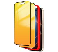 Heromiracle Confezione da 2 pellicole protettive per la privacy per iPhone 16 Pro, in vetro temperato, sfumate, colorate, a specchio, anti luce blu, copertura completa, senza bolle, facile