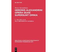 Heron Alexandrinus Opera Quae Supersunt Omnia, vol. II (Copertina rigida)