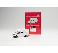 Herpa MiniKit Volkswagen Crafter Grand California Bianco Modello Auto Miniatura Modellino Piccolo Pezzo da Collezione Riconosciuto Dettagli, Colore, 013888