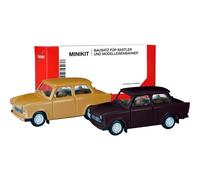 Herpa 013901-002 H0 Auto modello Trabant 601 berlina, samoker e rallyenero