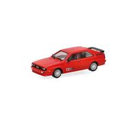 Herpa modello di auto Audi Ur-Quattro, rosso Tornado, in scala 1:87, pezzo da collezione, modello tedesco, statuetta plastica