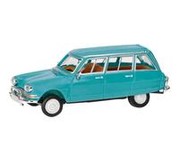 Herpa 027328-004 H0 Auto modello Citroën AMI 6 break, turchese pastello