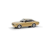 Herpa Modellino auto Opel Manta B, bianco oro, miniatura in scala 1:87, pezzo da collezione, Made in Germany, modello in plastica