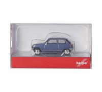 Herpa 034456-002 Renault R5 blu metallo modello auto per carro bisarca H0 1:87