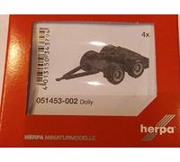 herpa 051453-002 - Rimorchio per camion, extra lungo, nero