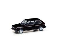 Herpa Modellino auto VW Golf I, nero (scala TT), miniatura in scala 1:120, pezzo da collezione, Made in Germany, modello in plastica