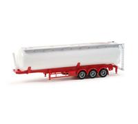 Herpa 075824 - 1/87 Rimorchio Silo Feldbinder 60m³, Bianco - Nuovo