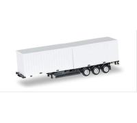 herpa 076494-002 Telaio 40' Krone con 2 Container da 20', Veicoli in Miniatura
