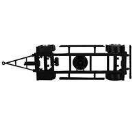 herpa 080835 - Telaio per rimorchio per cassone Mobile con Set di Ruote 7,45 m, Contenuto 2 pz.