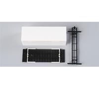 Herpa 081153-Tenda Intercambiabile con Piastra di Base 7,45 m, Contenuto 2 Pezzi, 081153