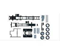 Herpa - 083 669 - Mercedes-Benz - Actros 2011 Telaio Truck 3-assiale - 7,45 M - 2 Camere