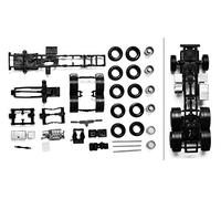 herpa 083492-Telaio per Trattore Scania a 3 Assi con trazione Integrale, Contenuto 2 pz, 083492
