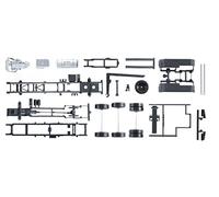 herpa 084277-Telaio per autocarri Mercedes-Benz Actros con Veicolo a Ruote, 2 pz, 084277