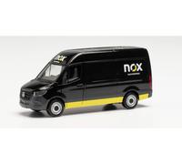 Herpa 096102 Mercedes Sprinter modello furgone nero NOX per diorama H0 1:87