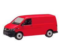 Herpa 096799-002 H0 Auto modello Volkswagen Scatola T6.1, rosso ciliegia