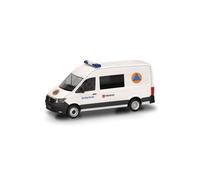 Herpa 097963 - 1/87 VW Crafter Autobus Semi Tetto Alto " Maltese /
