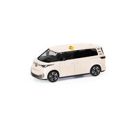herpa modellino VW ID. BUZZ Taxi, miniatura in scala 1:87, pezzo da collezione, Made in Germany, modello in plastica