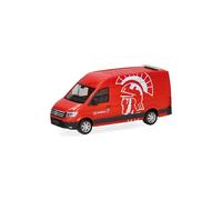 Herpa modello di auto VW Crafter furgone tetto alto "De Romein" (Paesi Bassi/Veendam) (NL), in scala 1:87, pezzo da collezione, modello tedesco, statuetta plastica