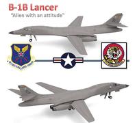 Herpa 1/200 HE573658 Rockwell B-1B Lancer 37th Bomb Sqn "Alien with an Attitude"