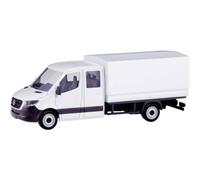 Herpa 13499 0 H0 Camion modello Mercedes Benz Cabina doppia Sprinter con pianal