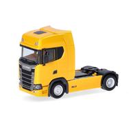 Herpa 306768-005 Scania CS20 camion modello motrice giallo per diorama H0 1:87