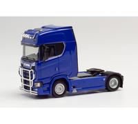 Herpa 310116-003 Scania CS HD camion modello motrice blu per diorama H0 1:87