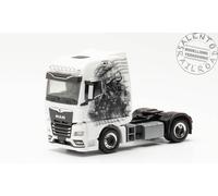 Herpa-314480 Man TGX XXL Trattore Lagoudakis 2 / Poseidon, Dio del Mare, modellino in Miniatura, Piccolo Modello da Collezione, Fedele ai Dettagli, Multicolore, 314480