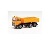 Herpa MAN Baukipper kommunal camion miniatura modello piccolo da collezione fedele ai dettagli, Colore comunale, 314985