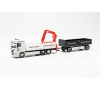 HERPA 315999 Scala HO Scania CR 20 con braccio gru e rimorchio