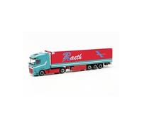 Herpa modello di camion Trattore DAF XG per semirimorchi refrigerati "Raeth", in scala 1:87, pezzo da collezione, modello tedesco, statuetta plastica