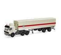 Herpa 318846 Mercedes Benz NG 6X4 Rimorchio Pianale "DB" HO 1:87 NUOVO