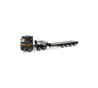 herpa Camion Volvo FH GL 2020 pianale ribassato Emil Egger, modello in scala 1:87, da collezione, Made in Germany, plastica