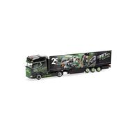 Herpa 318907 - 1/87 DAF XG+ Rimorchio Con Tende "TET/Jubiläum" - Nuovo