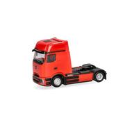 Herpa modello camion Mercedes-Benz eActros 600 ProCabin Gigaspace motrice 2 assi, rosso traffico, miniatura in scala 1:87, oggetto da collezione, Made in Germany, plastica