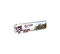 Herpa camion in miniatura Scania CS 20 HD (6x2) semirimorchio a volume "TiDe Spedition", miniatura in scala 1:87, pezzo da collezione, Made in Germany, plastica
